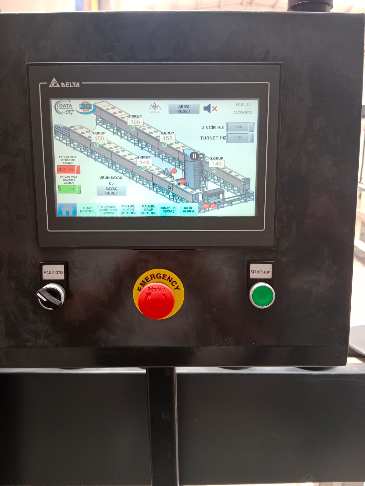 Delta HMI ile Süreç İzleme